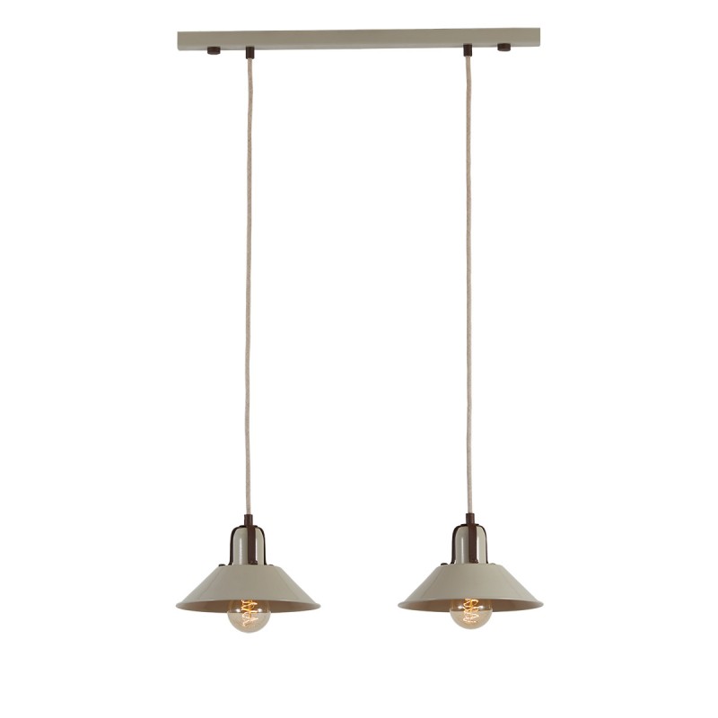 Ρετρό κρεμαστό φωτιστικό ράγα | ΜΗΛΟΣ 5043CP/20/2