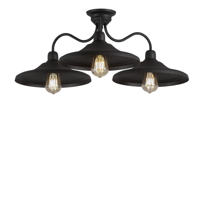 Φωτιστικό οροφής σε πατίνα γραφίτη | ΙΟΣ 8026CO/30/3