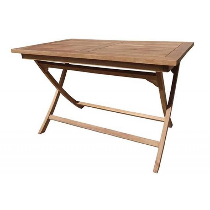 BL 5046 G - Τραπέζι Ορθογώνιο πτυσσόμενο 120*70  από ξύλο teak
