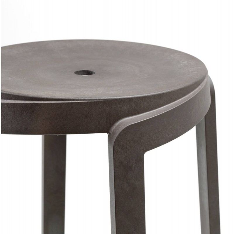 STACK MINI STOOL   40357.25.000- Σκαμπο πολυπροπυλενιο στοιβαζόμενο  Φ36,5X46,5 cm   