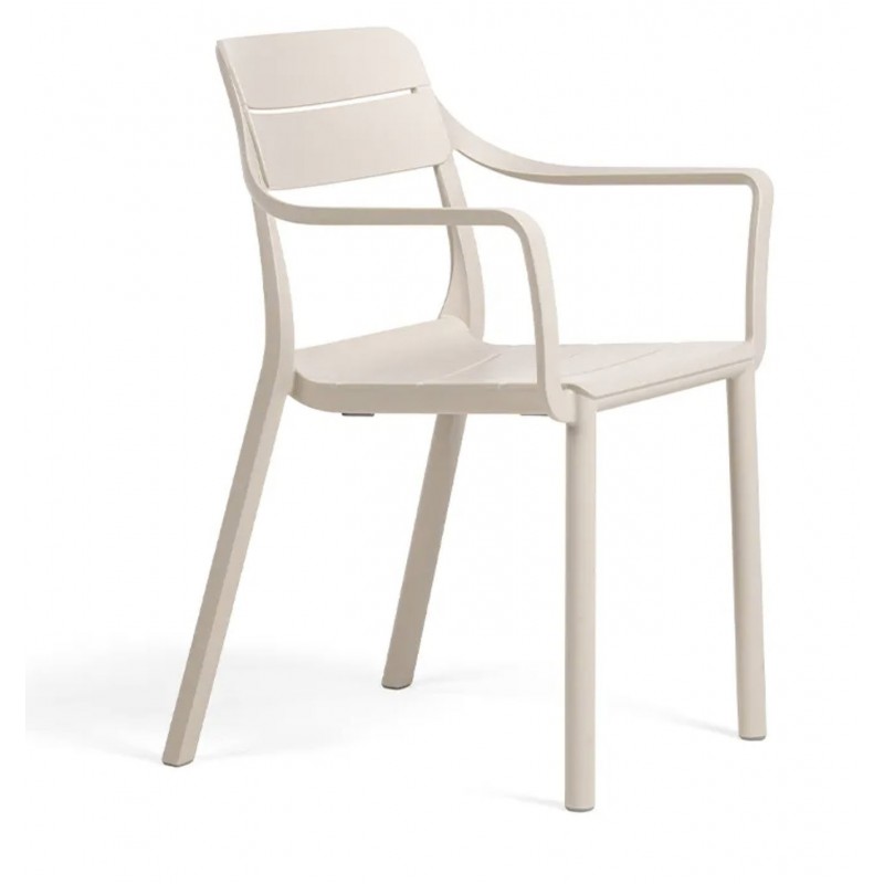 Πολυθρόνα Κήπου Nardi Cassia Armchair ( CORDA 40220.24.000 )  81.5x45.5x59cm  μπέζ χρώμα 