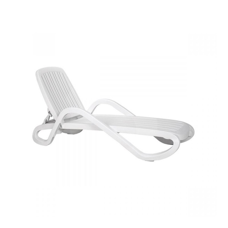 Nardi Eden Bianco 40414.00.000  Ξαπλώστρα πολυπροπυλενίου  85x170/194.5x69cm  