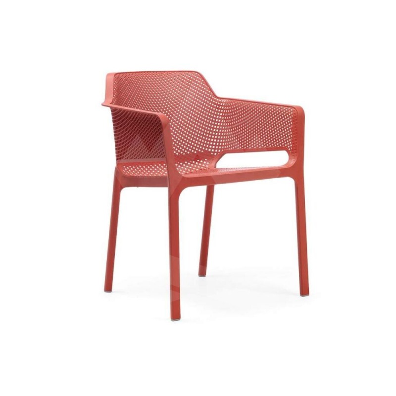 Πολυθρόνα Πολυπροπυλενίου Nardi Νet 326  CORALLO 40326.75.000.06 διαστασεις   60x58x80(46)cm 