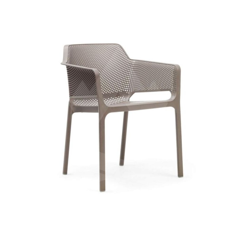 Πολυθρόνα Πολυπροπυλενίου Nardi Νet 326  TORTORA 40326.10.000.06  διαστασεις   60x58x80(46)cm 