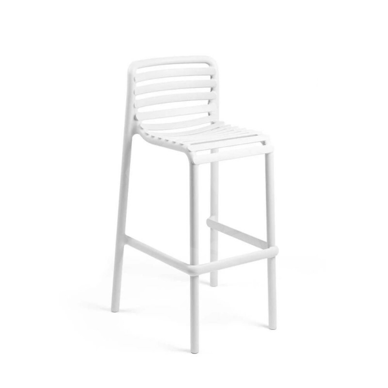 Σκαμπό εξωτερικού χώρου  DOGA STOOL BIANCO 40348.00.000  Πλάτος: 51Βάθος: 49,5Ύψος 75/100 cm