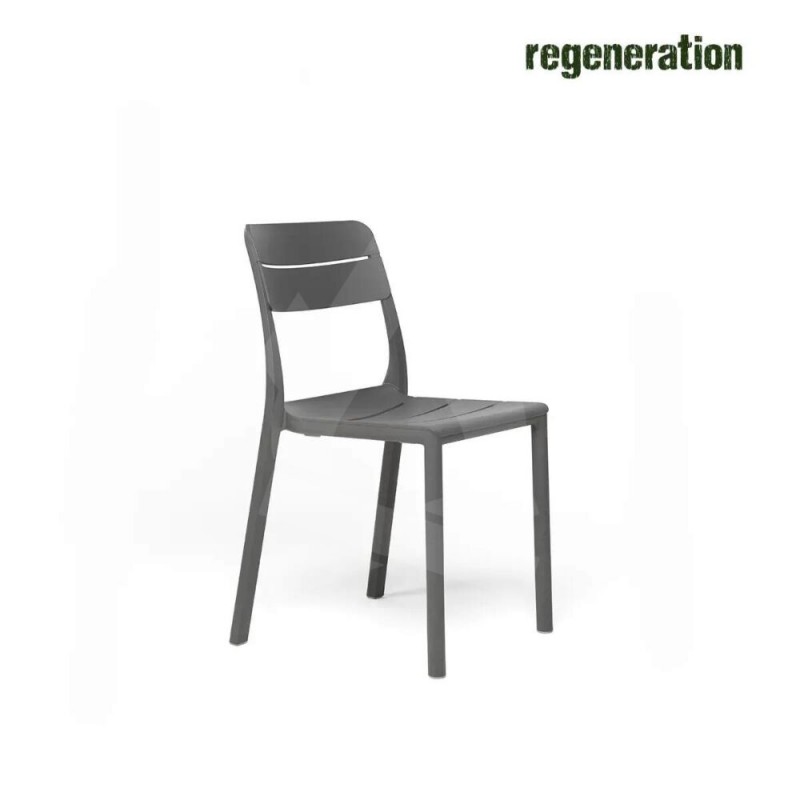 Cassia Bistrot BASALTO  40221.25.000 Καρέκλα πολυπροπυλενίου με ενίσχυση fiberglass 81.5x46x49cm     