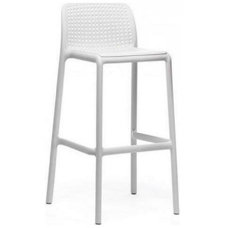Lido Λευκό  σκαμπό bar Ύψος καθίσματος 65cm  49x49.5x76.5εκ.  ΚΩΔΙΚΟς40345.00.000