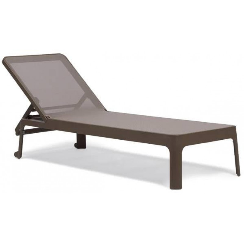 PLANO LOUNGER  Επαγγελματική ξαπλώστρα πολυπροπυλενίου.( TABACCO castagno 40462.53.211 )Ύψος: 97cm Μήκος: 178/211cm Πλάτος: 71cm  