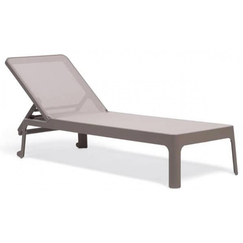 PLANO LOUNGER  Επαγγελματική ξαπλώστρα πολυπροπυλενίου.(  tortora 40462.10.104  )Ύψος: 97cm Μήκος: 178/211cm Πλάτος: 71cm  