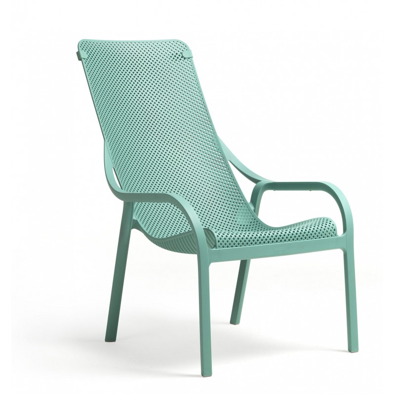 Net Lounge SALICE 40329.04.000  Πολυθρονα relax απο πολυπροπυλενιο  χρώμα βεραμαν  61,5*90*42/99cm 