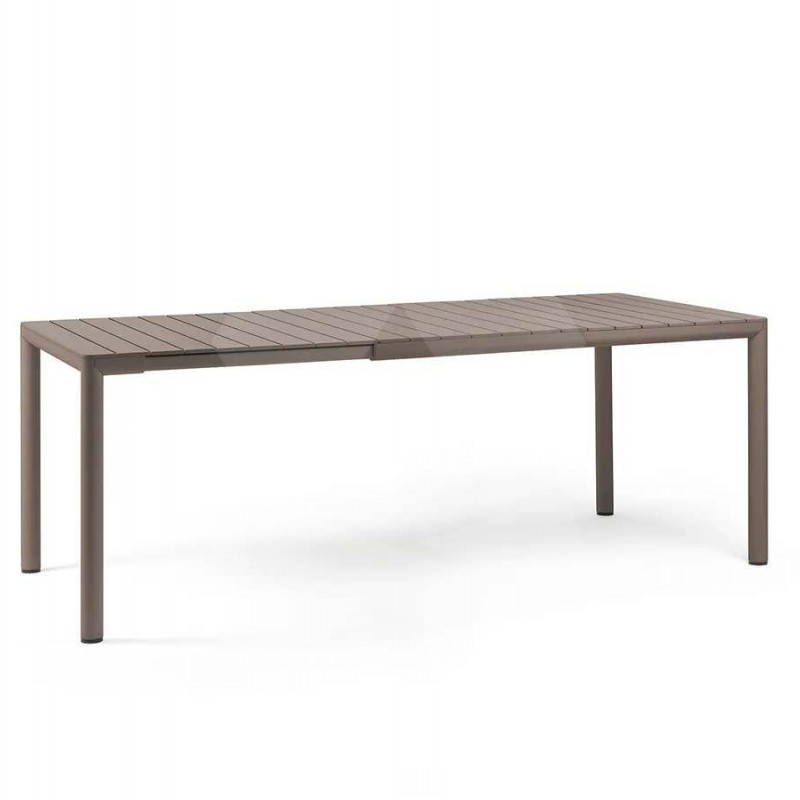 TEVERE 147 EXTENSIBLE TORTORA vern. tortora 49459.10.000  Τραπέζι Κήπου Επεκτεινόμενο   ΔΙΑΣΤΑΣΕΙΣ  147-211x90x76,5 cm  