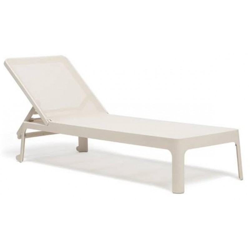 PLANO LOUNGER  Επαγγελματική ξαπλώστρα πολυπροπυλενίου.(CORDA incenso 40462.24.210 )Ύψος: 97cm Μήκος: 178/211cm Πλάτος: 71cm  