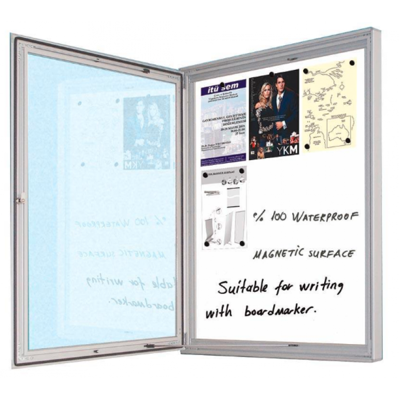 Πίνακας ανακoινώσεων μαγνητικός με κλειδαριά 4xA4