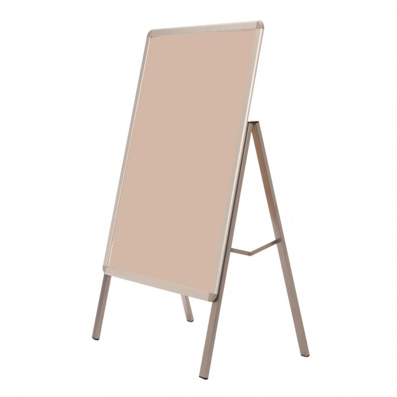 Πτυσσόμενο διαφημιστικό σταντ δαπέδου 1 όψης από αλουμίνιο A-1S  