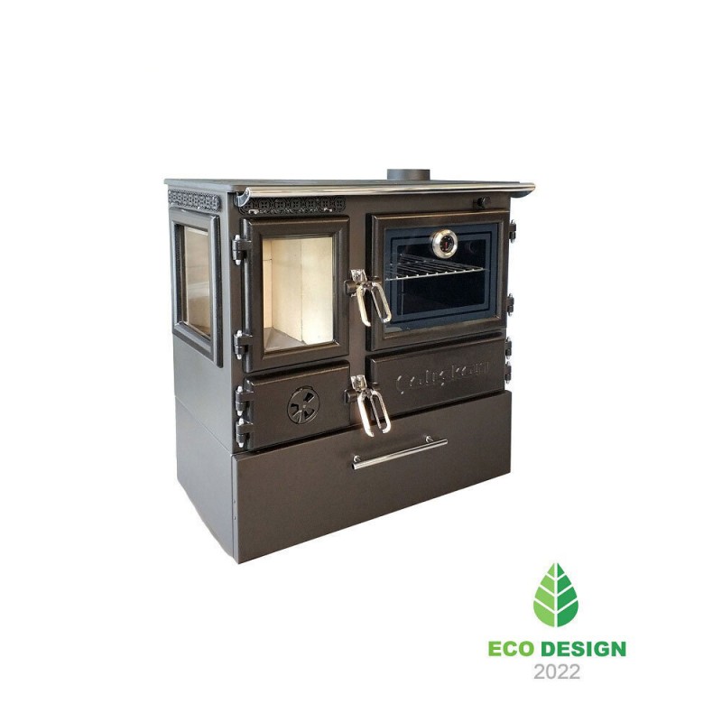 Caliskan 214-3D Με Συρτάρι Αποθήκευσης Χαλύβδινη Ξυλόσομπα Γκρι Κωδικός: 45756506