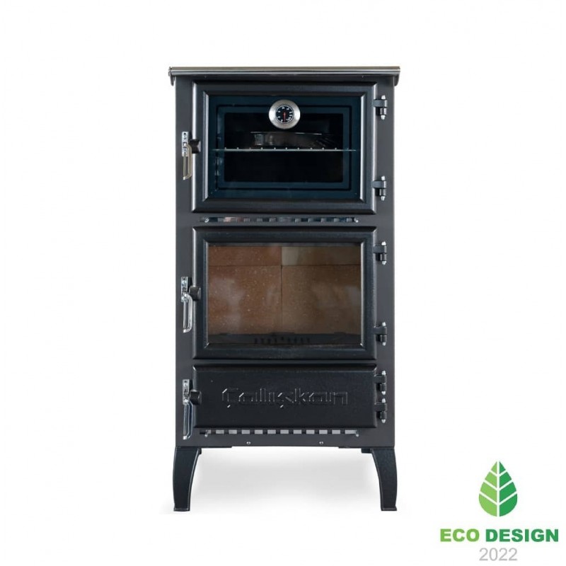 Caliskan 306 Χαλύβδινη Ξυλόσομπα 12.9kW Γκρι Κωδικός: 41237059   