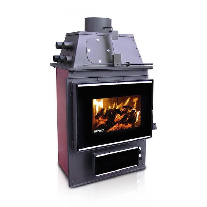 Senko Central 20-25 kW Modern Ενεργειακό Τζάκι Ξύλου Καλοριφέρ Ίσιο με Ανοιγόμενη Πόρτα Κλειστού Δοχείου Κωδικός: 45818377