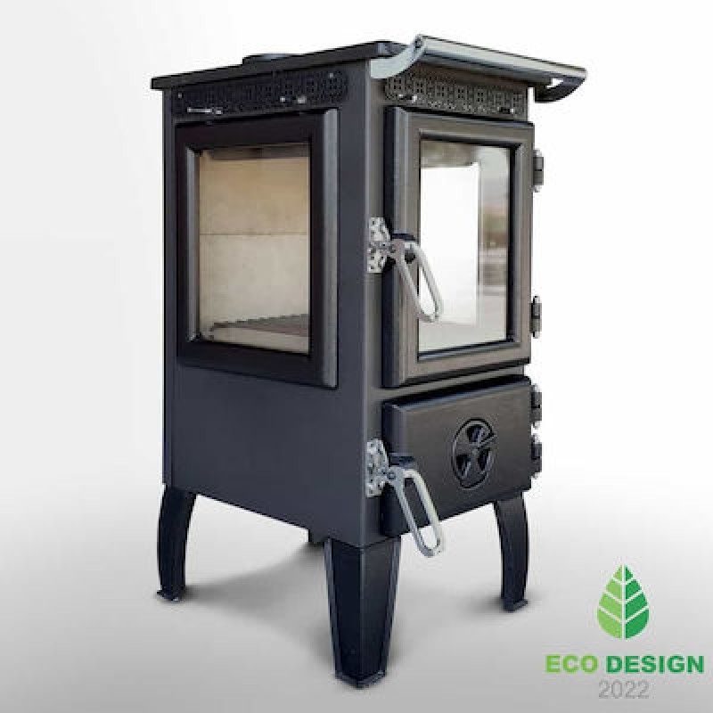 Caliskan 304-3D Χαλύβδινη Ξυλόσομπα 7.2kW Γκρι Κωδικός: 41236994  