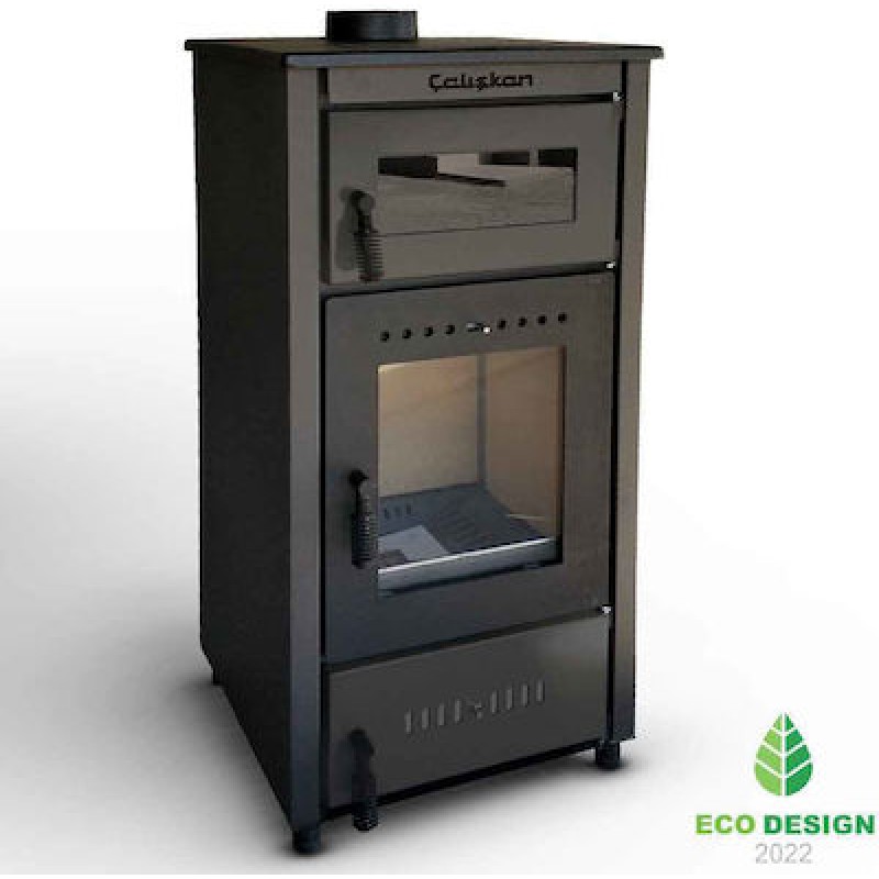 Caliskan 302 Μαντεμένια Ξυλόσομπα Γκρι Κωδικός: 45766629 Συνολική Θερμική Ισχύς12.02 kW