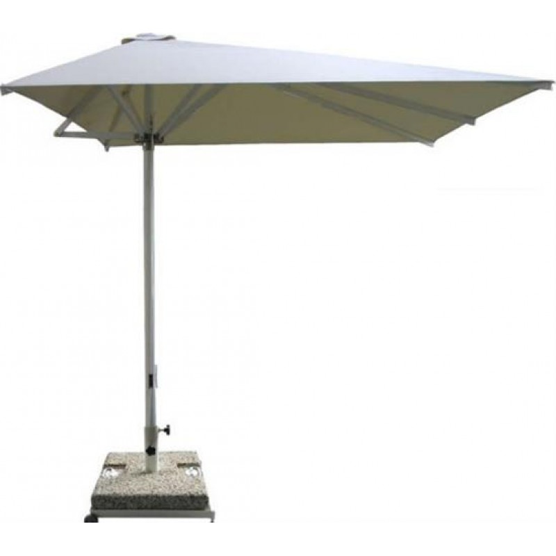 Ομπρέλα Rex Παραλληλόγραμμη Πολυεστερικό Πανί με Βολάν 3x2.5m Εκρού