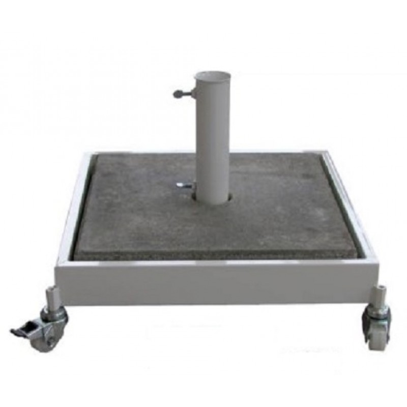 ΒΑΣΗ ΜΕΤΑΛΛΙΚΗ ΜΕ ΡΟΔΕΣ 54Χ54ΕΚ ΓΙΑ ΟΜΠΡΕΛΕΣ ΕΩΣ Φ60 ΛΕΥΚΟ