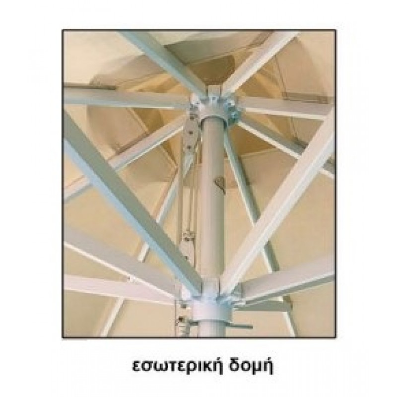 ΕΠΑΓΓΕΛΜΑΤΙΚΗ ΟΜΠΡΕΛΑ ΑΛΟΥΜΙΝΙΟΥ ΤΕΤΡΑΓΩΝΗ BRP42D ME ΠΑΝΙ DICKSON ΕΚΡΟΥ 2,20Χ2,20Μ