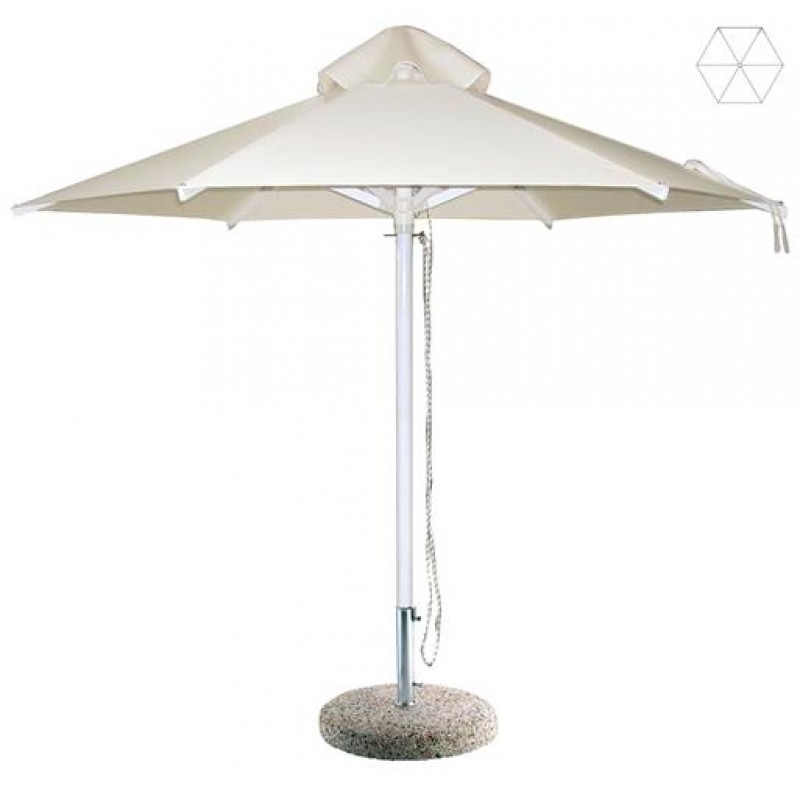 Ομπρέλα Δαπέδου RB250 Στρογγυλή Επαγγελματική 2.5x2.5m