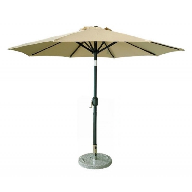 Ομπρέλα Δαπέδου Τετράγωνη Αλουμινίου RE2200 Εκρού 2.2x2.2m