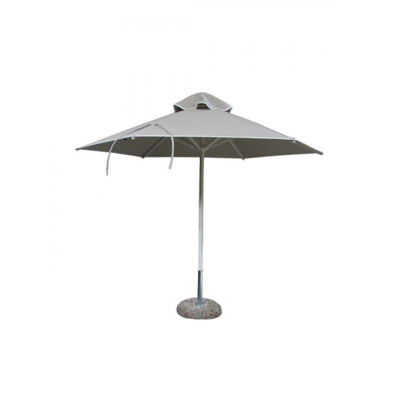 Επαγγελματική Ομπρέλα Δαπέδου Στρογγυλή Αλουμινίου Γκρι Φ2m Κωδικός: RN200  