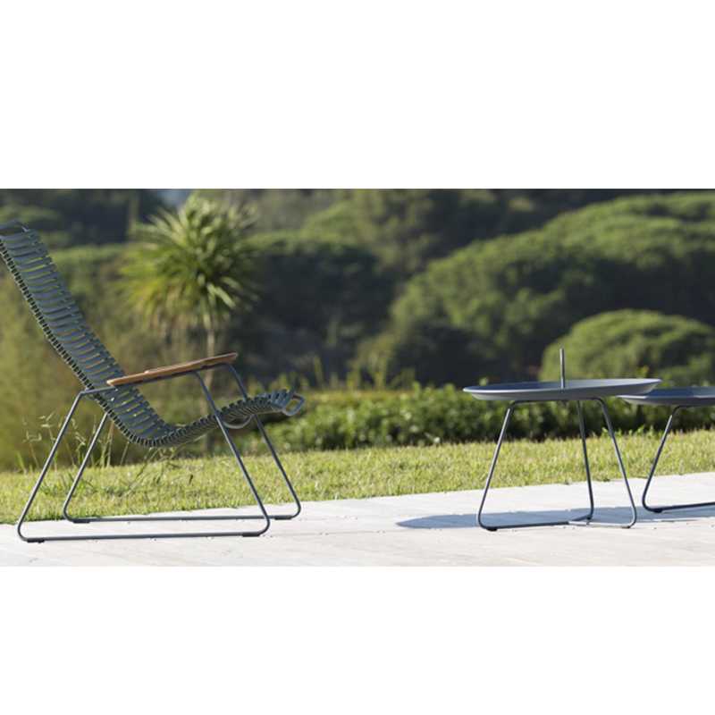 ΤΡΑΠΕΖΑΚΙ  ΑΛΟΥΜΙΝΙΟΥ-  COFFEE TABLE EYELET D70    71 × 71 × 35 cm (L x W x H)