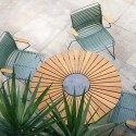ΤΡΑΠΕΖΙ ΑΛΟΥΜΙΝΙΟΥ ΜΠΑΜΠΟΥ - CIRCLE 110 TABLE  H:74,5 x W:110 x D:110 cm