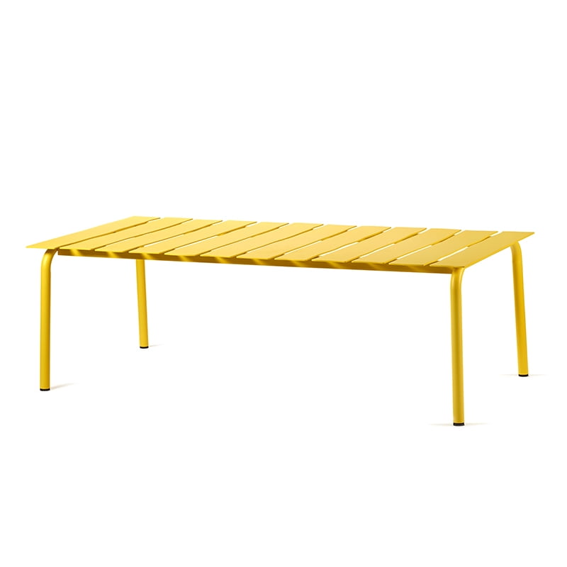 Τραπεζι αλουμινίου DINING TABLE L YELLOW ALIGNED BY MAARTEN BAAS  170 × 90 × 75 cm (L x W x H) 