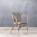 Πολυθρόνα Ξύλινη GENEVA DINING ARMCHAIR BEIGE / BLACK 0085