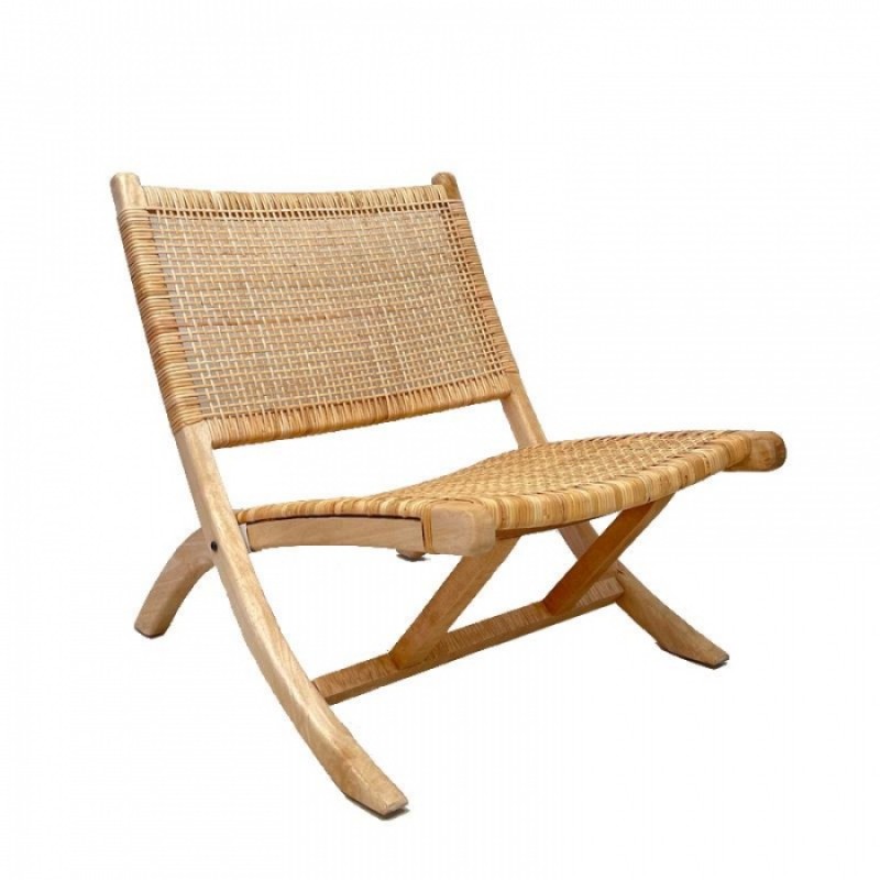 ΠΟΛΥΘΡΟΝΑ LΟUΝGΕ "ΒΕRGΕΝ" ΞΥΛΙΝΗ ΠΤΥΣΣΟΜΕΝΗ ΣΕ ΦΥΣΙΚΟ ΧΡΩΜΑ 60 Χ 70 Χ 73 cm