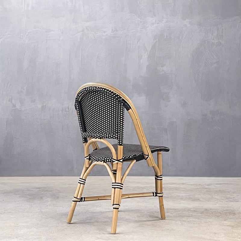 Καρέκλα ξύλινη GENEVA DINING CHAIR BEIGE / BLACK 1050