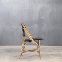 Καρέκλα ξύλινη GENEVA DINING CHAIR BEIGE / BLACK 1050
