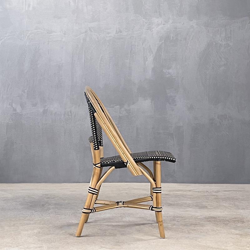 Καρέκλα ξύλινη GENEVA DINING CHAIR BEIGE / BLACK 1050