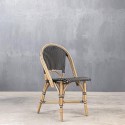 Καρέκλα ξύλινη GENEVA DINING CHAIR BEIGE / BLACK 1050
