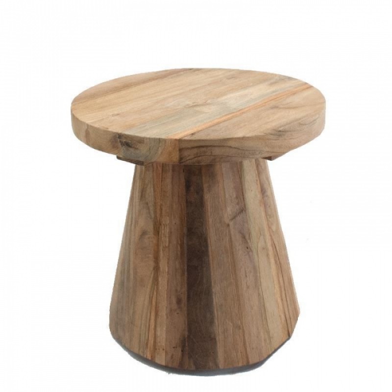 ΤΡΑΠΕΖΑΚΙ ΜUSΗRΟΟΜ ΤΕΑΚ RΕCLΑΙΜΕD Μήκος: 35 cm, Πλάτος: 35 cm, Ύψος: 35 cm