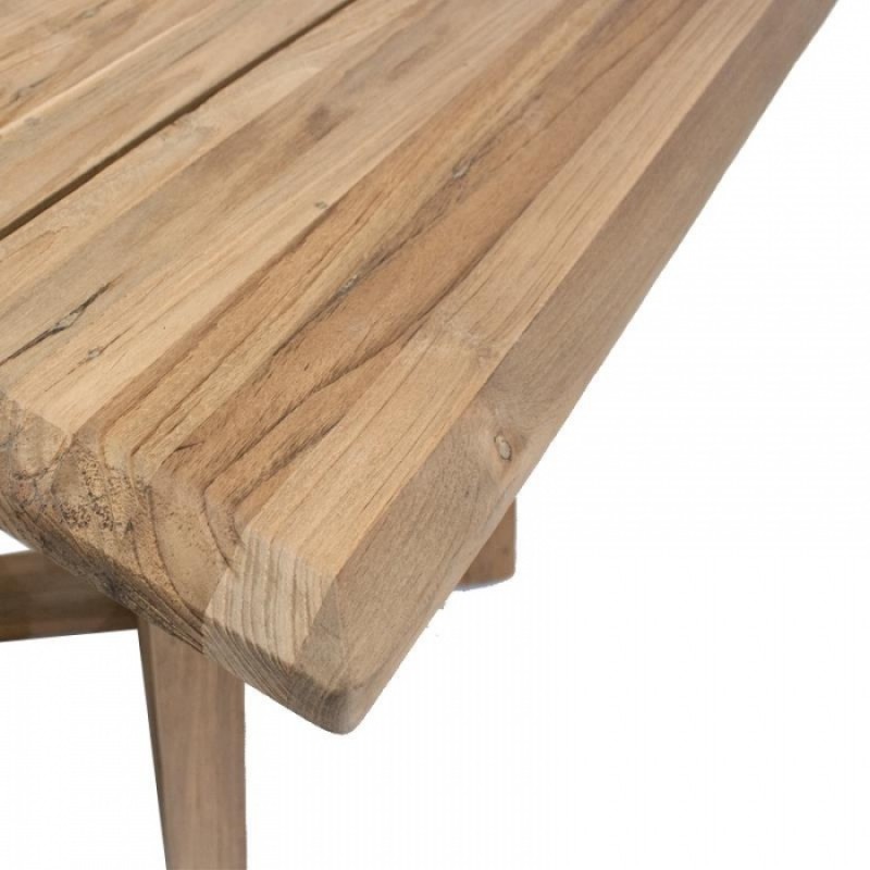 ΤΡΑΠΕΖΙ SΡΑRΤΑ RΕCLΑΙΜED ΤΕΑΚ 80Χ80Χ75  ( από μασίφ ανεπεξέργαστο teak ) 