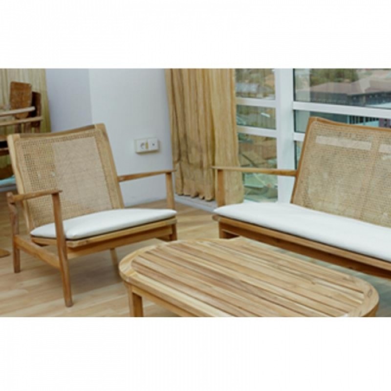 ΠΟΛΥΘΡΟΝΑ SΑΒΕR LΟUΝGΕ ΤΕΑΚ GRΑDΕ Β ΜΕ ΜΑΞΙΛΑΡΙ INDOOR Μήκος: 72 cm, Πλάτος: 81 cm, Ύψος: 77 cm