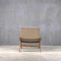 Καρέκλα ξύλινη STRAP OUTDOOR LOUNGE CHAIR 1500