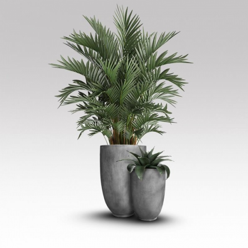 ΚΑΣΠΩ FS314 MONZO M Μήκος: 40 cm, Πλάτος: 40 cm, Ύψος: 60 cm (υλικο τσιμεντο  fiberglass)