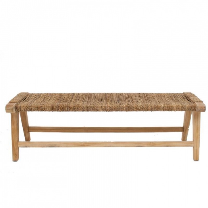 ΠΑΓΚΑΚΙ VERMONT BANANA LEAF Μήκος: 140 cm, Πλάτος: 45 cm, Ύψος: 45 cm