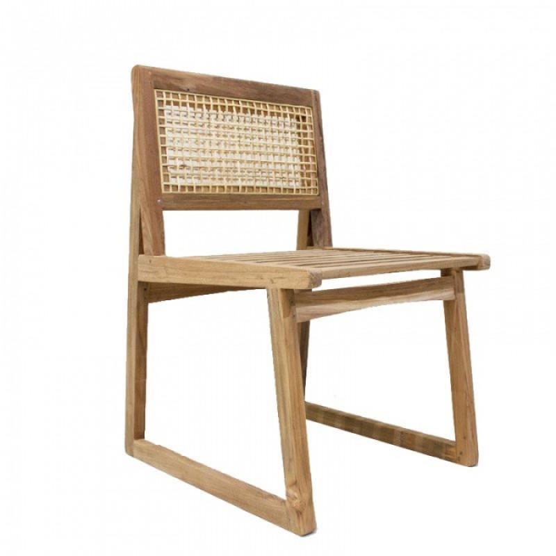 ΚΑΘΙΣΜΑ GΙLΙ ΤΕΑΚWΟΟD Μήκος: 51 cm, Πλάτος: 59 cm, Ύψος: 84 cm