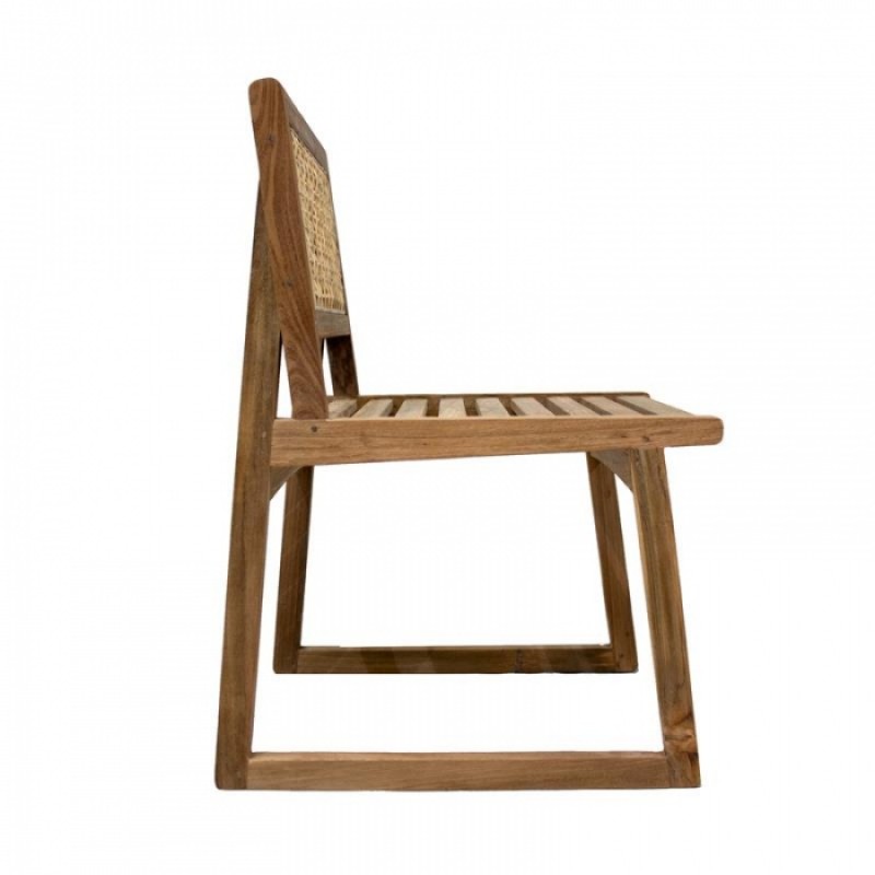 ΚΑΘΙΣΜΑ GΙLΙ ΤΕΑΚWΟΟD Μήκος: 51 cm, Πλάτος: 59 cm, Ύψος: 84 cm