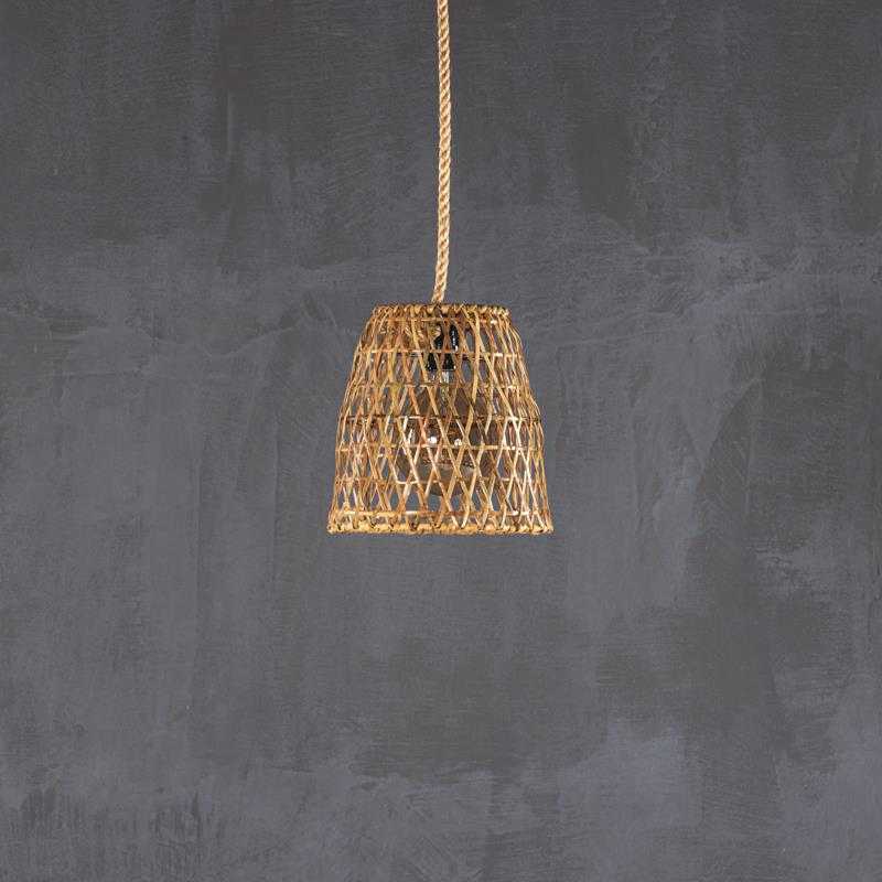 CAPONΑRA LAMP SHADE RΑΤΤΑΝ S 30  - ΦΩΤΙΣΤΙΚΟ ΚΩΔ 3250S -  25x25x30cm 
