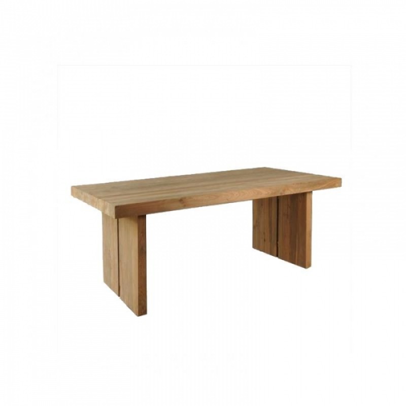 ΤΡΑΠΕΖΙ RΑDJΑ RΕCLΑΙΜΕD ΤΕΑΚWΟΟD 250Χ110CΜ ΔΙΑΤΟΜΗΣ ΣΚΛ 8CΜ ΕΠΙΦ.8CΜ