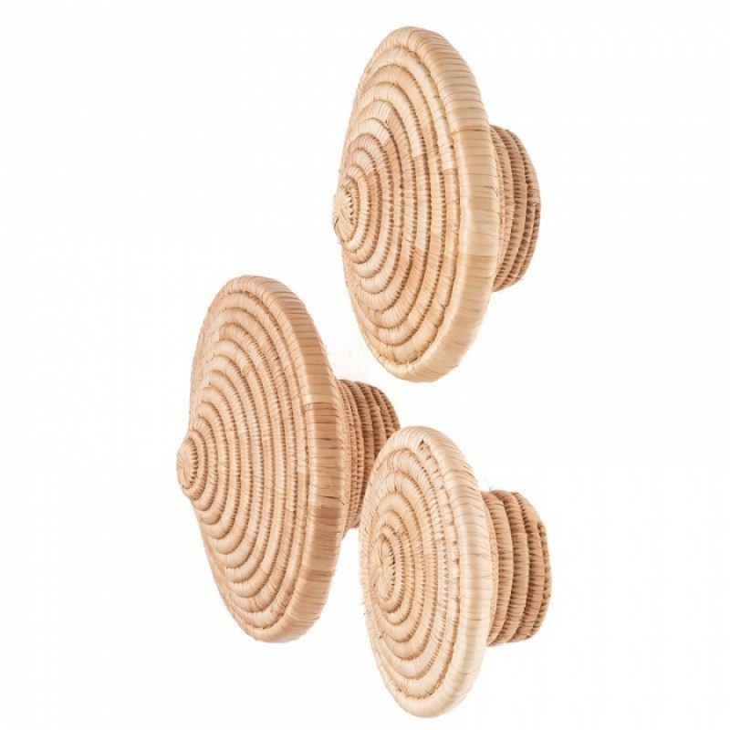 ΚΡΕΜΑΣΤΡΑ ΜΑLΑWΙ ΣΕΤ ΤΩΝ 3TMX. ΥΛΙΚΟ ΦΥΛΛΟ ΦΟΙΝΙΚΑ   Μήκος: 15/20/25 cm, Πλάτος: 15/20/25 cm