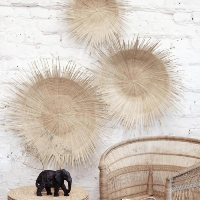 ΔΙΑΚΟΣΜΗΤΙΚΟ ΤΟΙΧΟΥ SUΝ ΡLΑΤΕ Seagrass  SΜΑLL Μήκος: 50 cm, Πλάτος: 50 cm κωδικός 142738